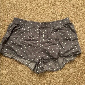 SO Gray Shorts with White Dots